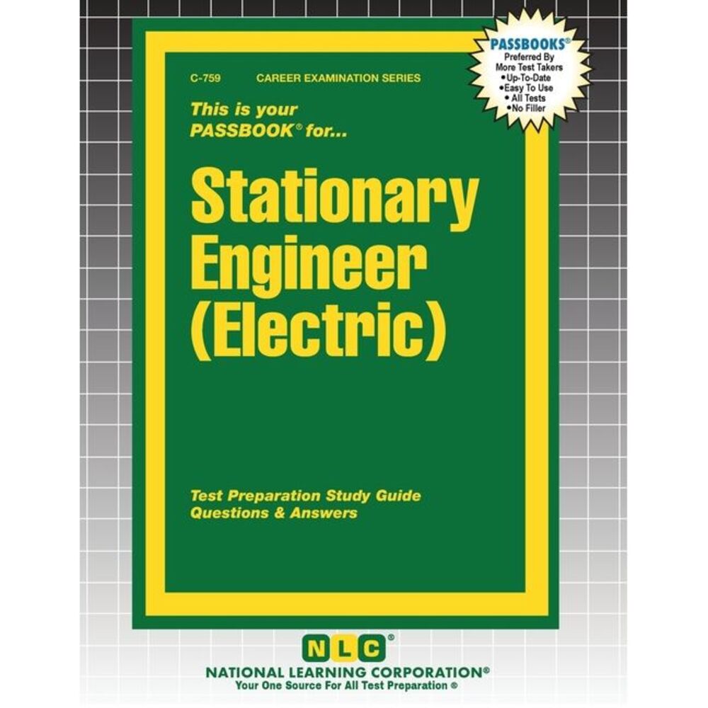 Stationary Engineer (Electric) -- Passbooks